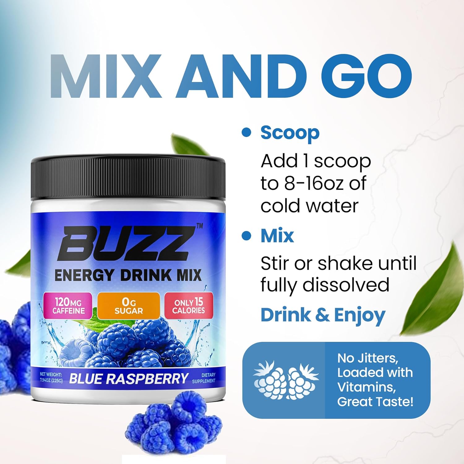 Morning Buzz Blue Raspberry