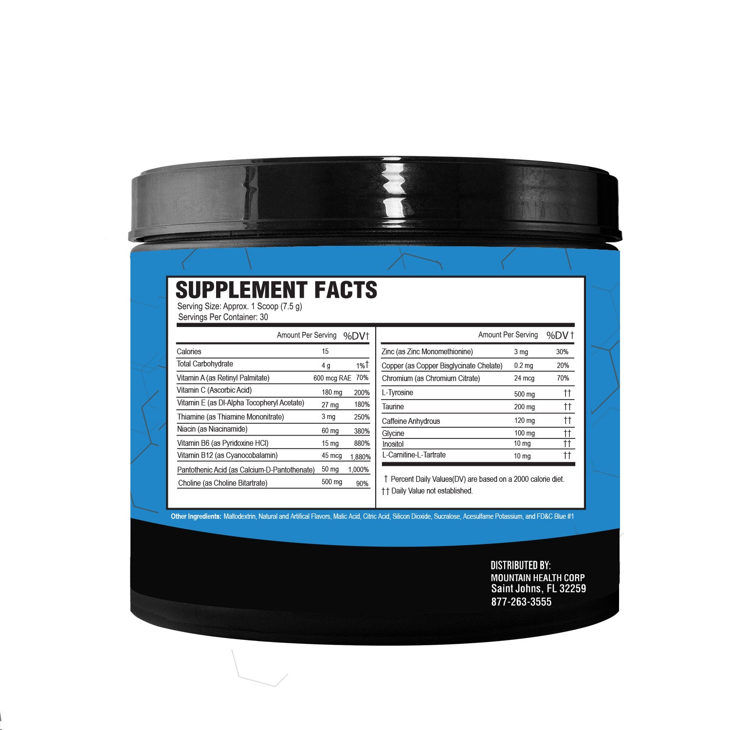 Morning Buzz Blue Raspberry - Healthy Energy Drink Mix – Morning Buzz ...