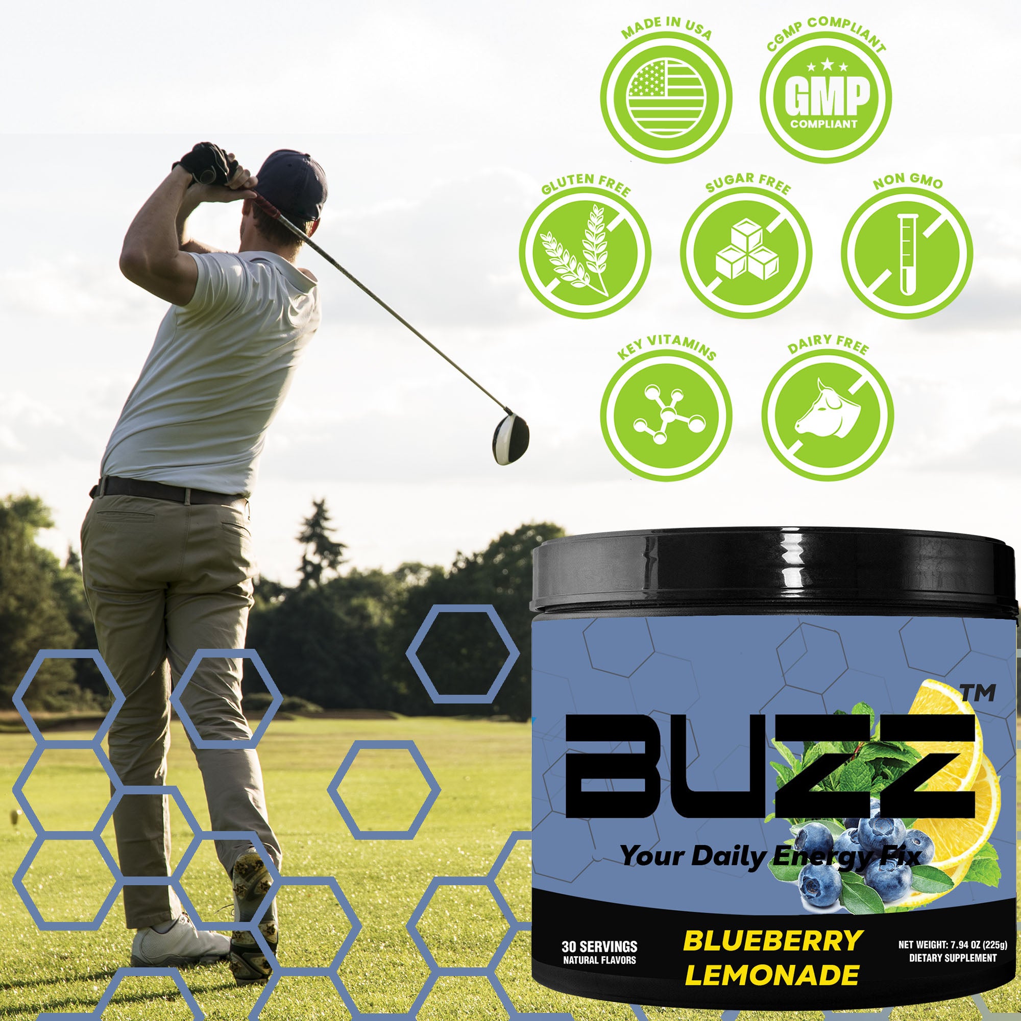 Morning Buzz Sport - Blueberry Lemonade