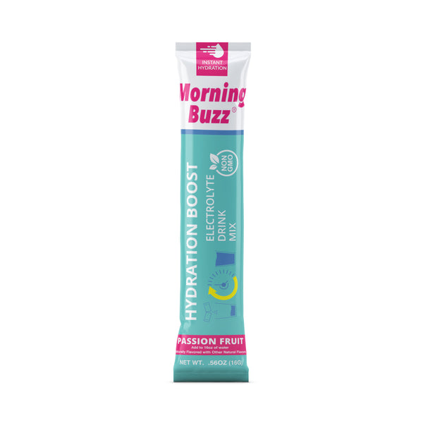 Morning Buzz Stick Packs - Hydration Boost Passion Fruit